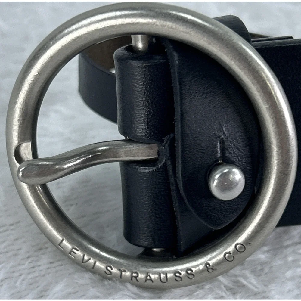 LEVI'S‎ Black Genuine Leather Belt Size XX-Large 46/48 10LV020006